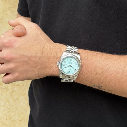Datejust Mod - Roman Baby Blue