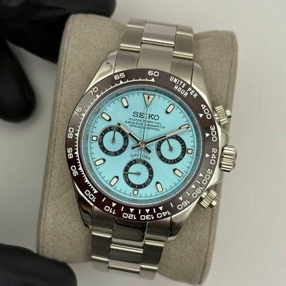 Seiko Daytona Mod - Platinum
