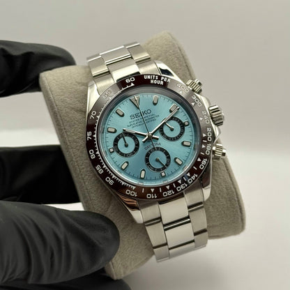 Seiko Daytona Mod - Platinum