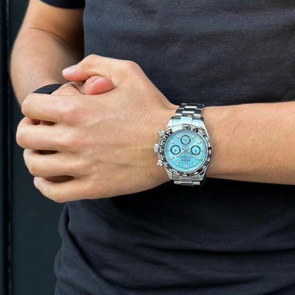 Seiko Daytona Mod - Platinum